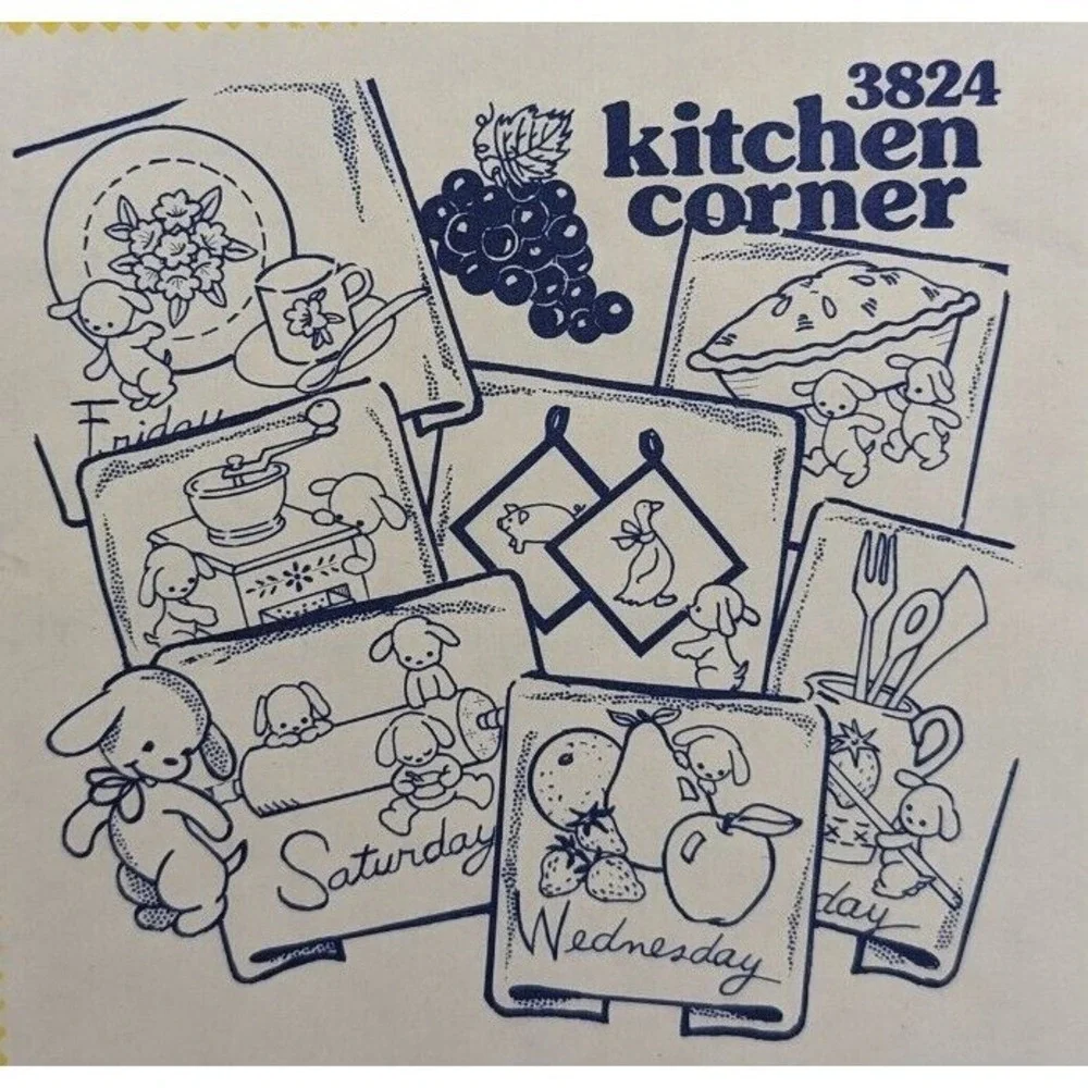 NOS Aunt Martha's Hot Iron Transfers Teapots 3898 3853 3824 3787 3749 3437 Lot 6